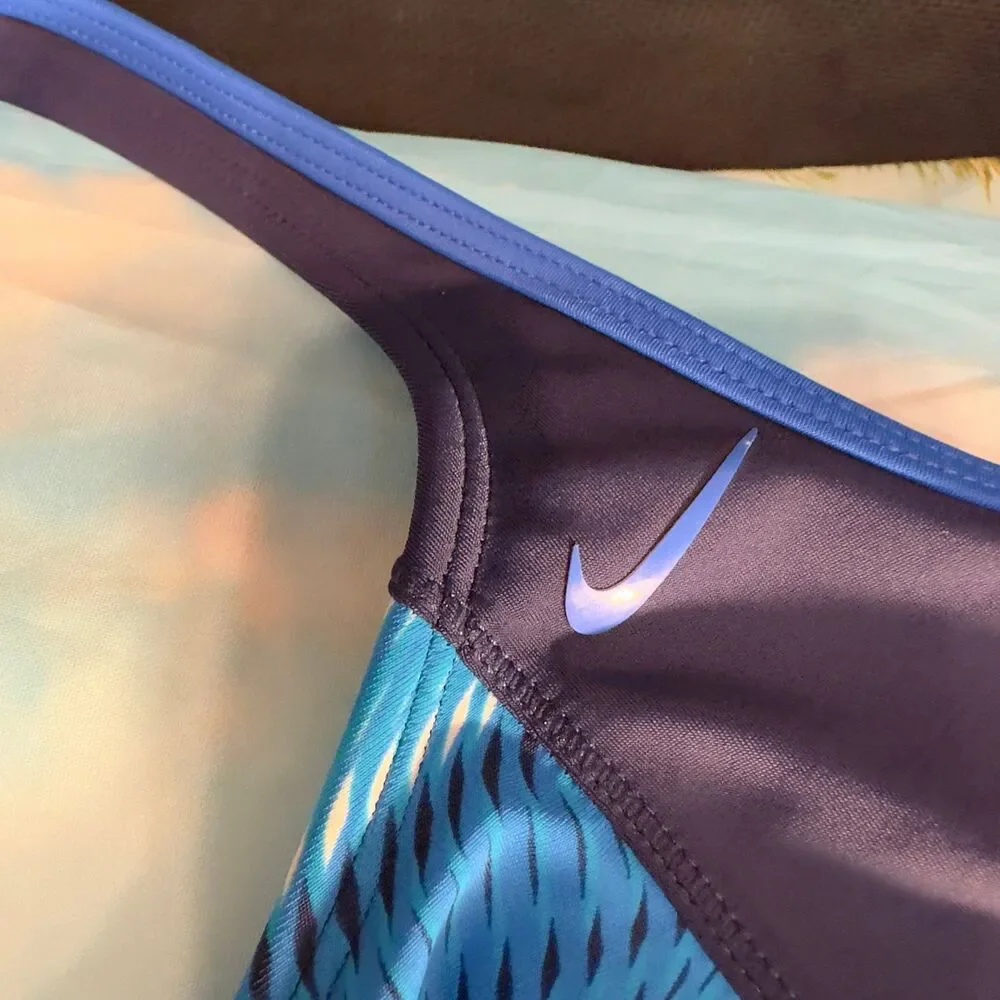 Nike Sports Racerback Tankini Top Size Small